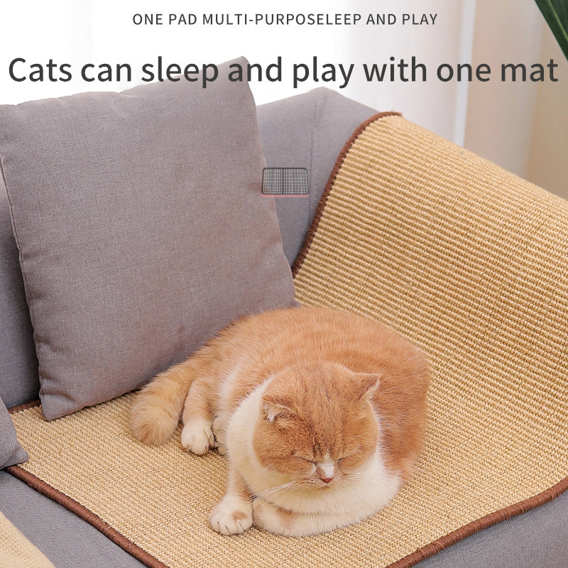 Sisal-Kratzmatte für Katzen - Sofaschutz