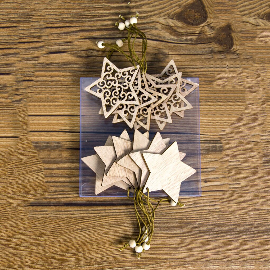 Holz-Weihnachtsanhänger - Vielfältige Designs für festliche Dekoration