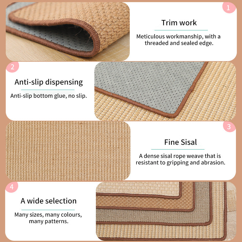 Sisal-Kratzmatte für Katzen - Sofaschutz
