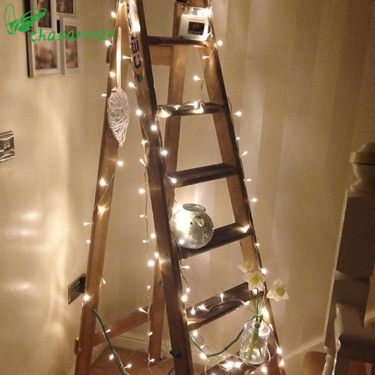 Romantische 10m LED Lichterkette - Weihnachts- & Neujahrsdekoration, 100 LED