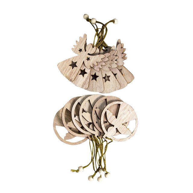Holz-Weihnachtsanhänger - Vielfältige Designs für festliche Dekoration