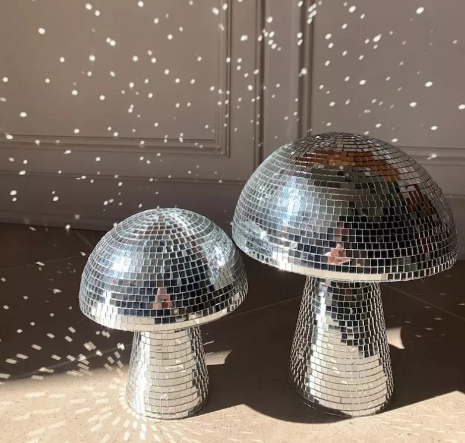 Disco-Kugel in Pilzform – Kunstvolle Home Dekoration