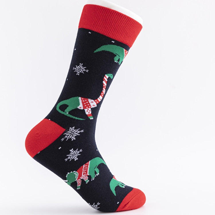 Modische Bunte Weihnachtssocken - Baumwollsocken für Herren und Damen