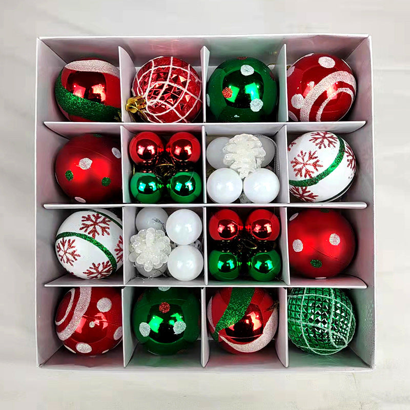 Weihnachtskugel-Set (42 Stück) in verschiedenen Ausführungen | 3-6cm